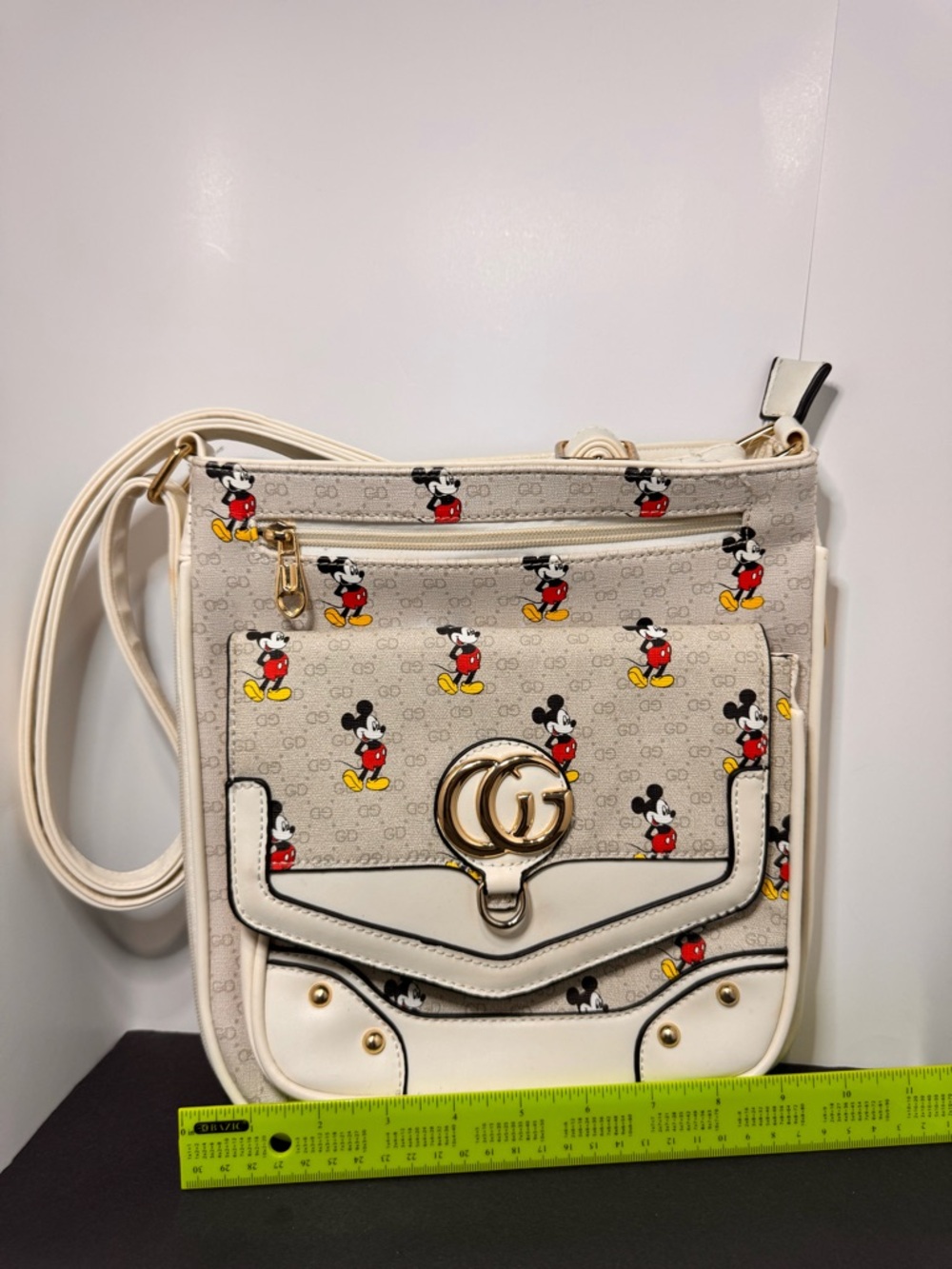 Disney Cream Crossbody Bag with Red and Yellow Accents - Picture 8 of 8